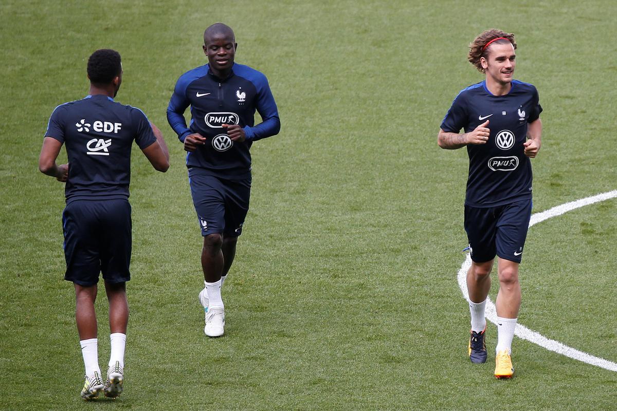 Kanté y Griezmann.