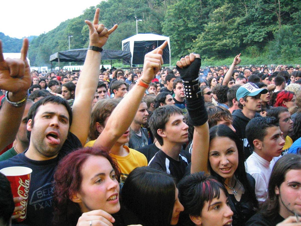 Ambiente en el festival, en una de las ediciones en La Moral.
