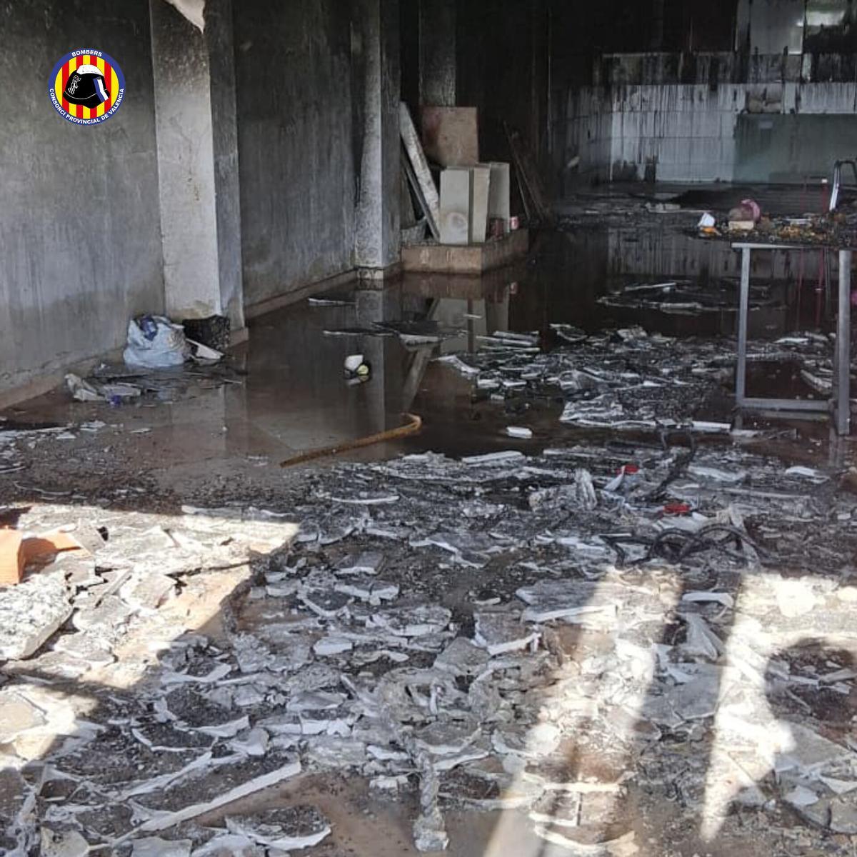 Incendio en Algemesí