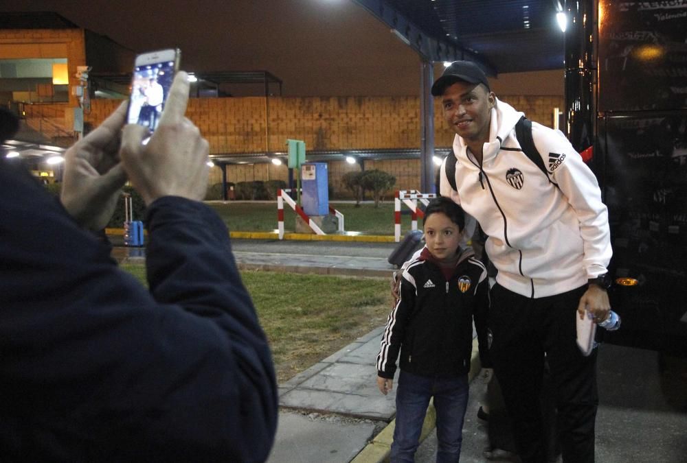 El Valencia ya está en Sevilla para el partido contra el Betis