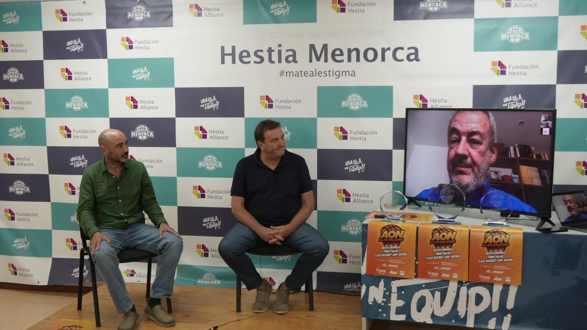 Talens, Segura y Boscana en la presentación.