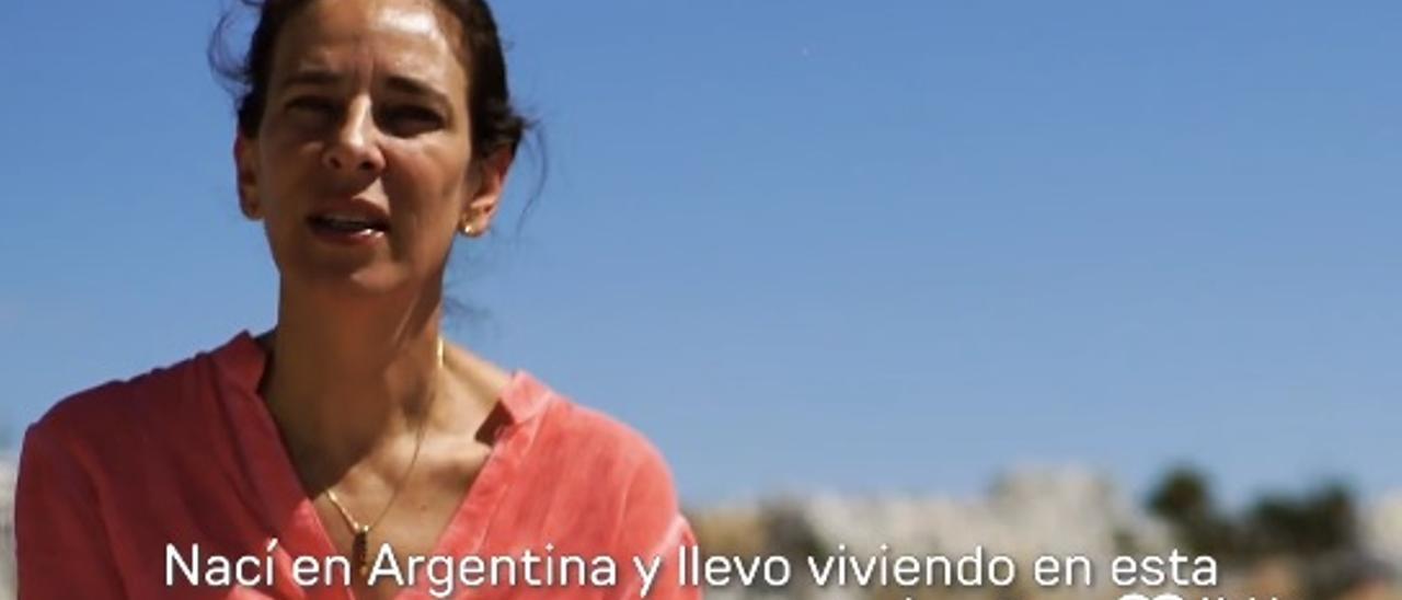 Guadalupe Nauda en el vídeo