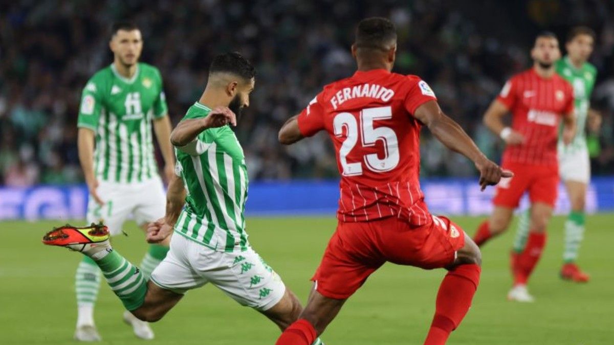 Tensión en el Betis-Sevilla