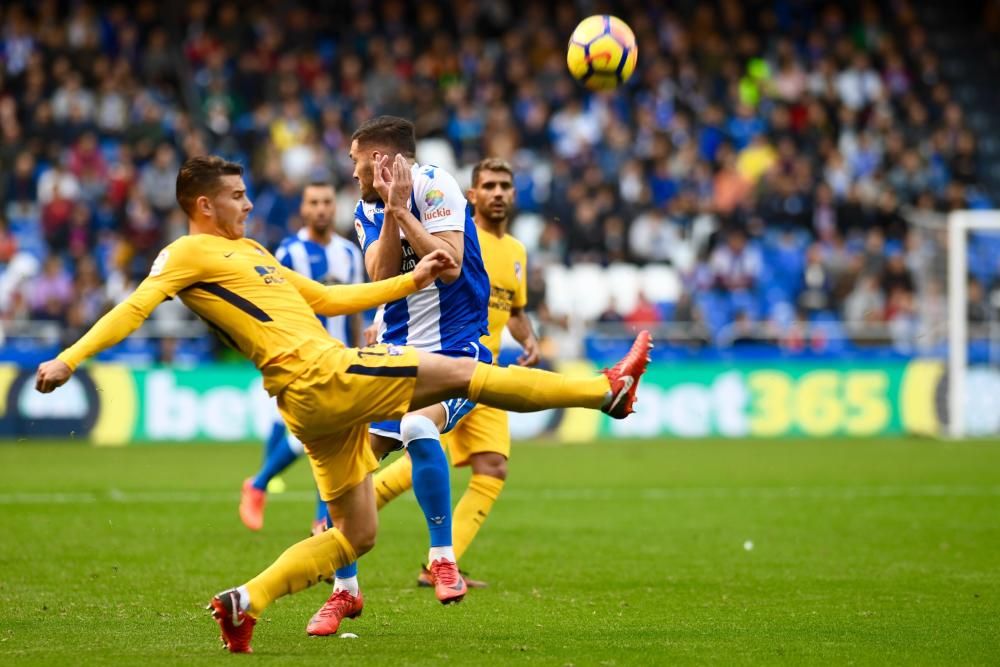 El Dépor cae en el descuento ante el Atlético