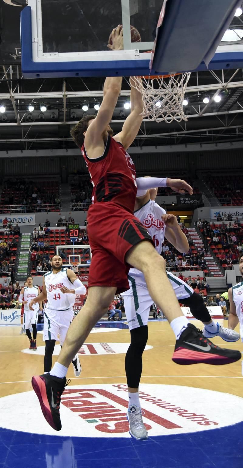 Las mejores imágenes del triunfo del CAI Zaragoza sobre el Sevilla (91-87)