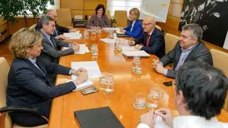 Santos Cerdán acudió en 2019 a la reunión donde Fomento respaldó la megaobra del túnel de Navarra que adjudicaron a su empresa
