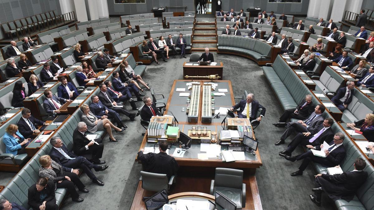 Vista general de una sesión parlamentaria , el 2 de febrero de 2016.