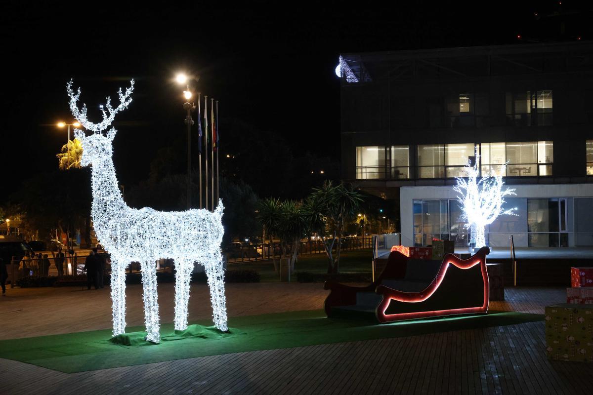 Alumbrado navideño de la Diputación