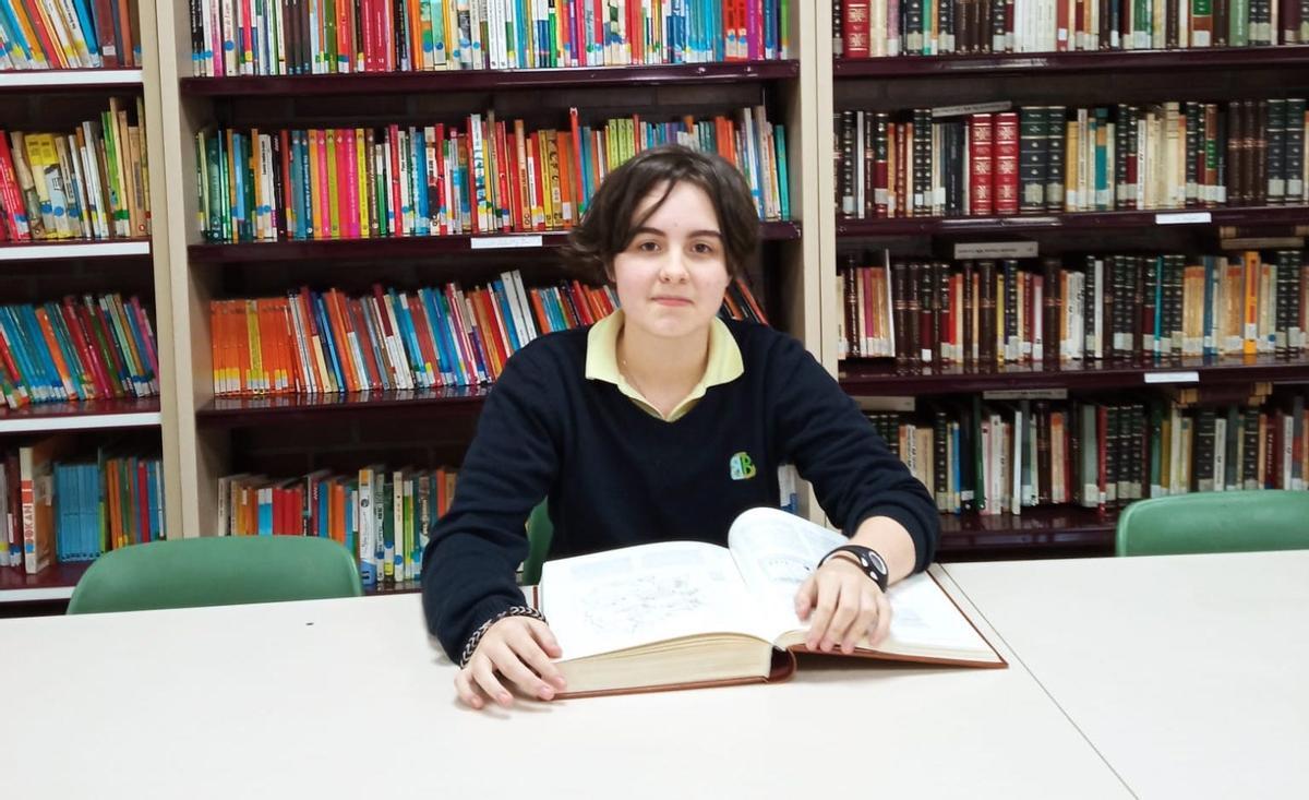 Carolina Rivas, alumna de 2º de la ESO en el Colegio Bouza Brey.