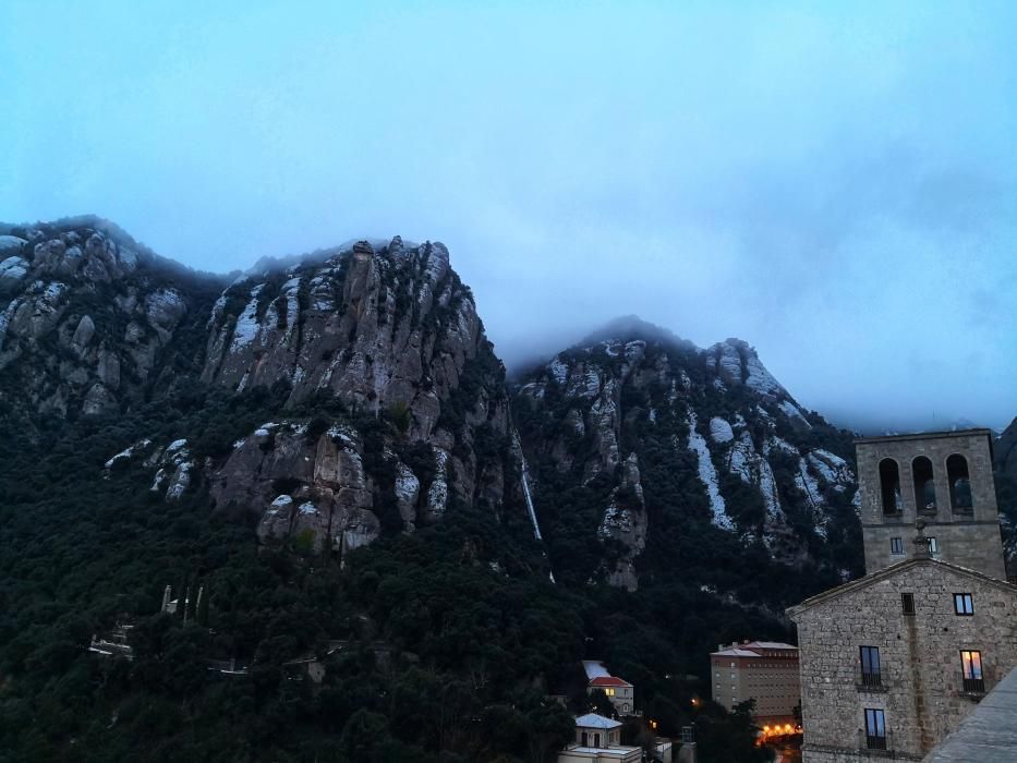 La neu empolsina tímidament la Catalunya Central