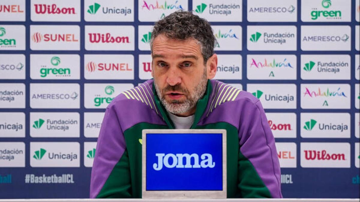 Ibon Navarro, en rueda de prensa.