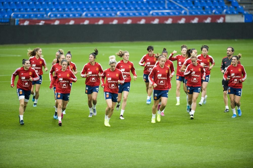 La selección femenina, lista para jugar en Riazor