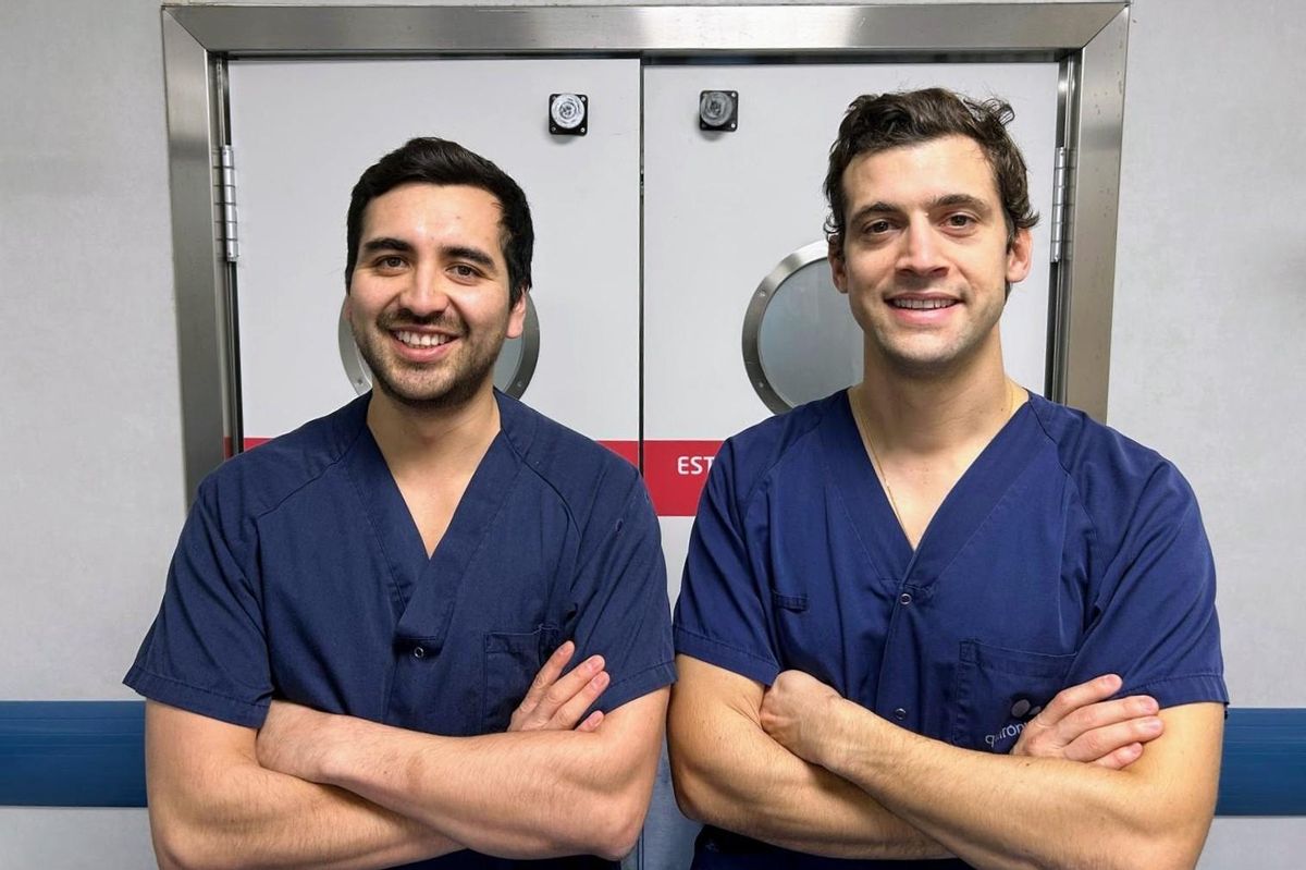 Doctores Jaime Garre y Mario Sánchez.