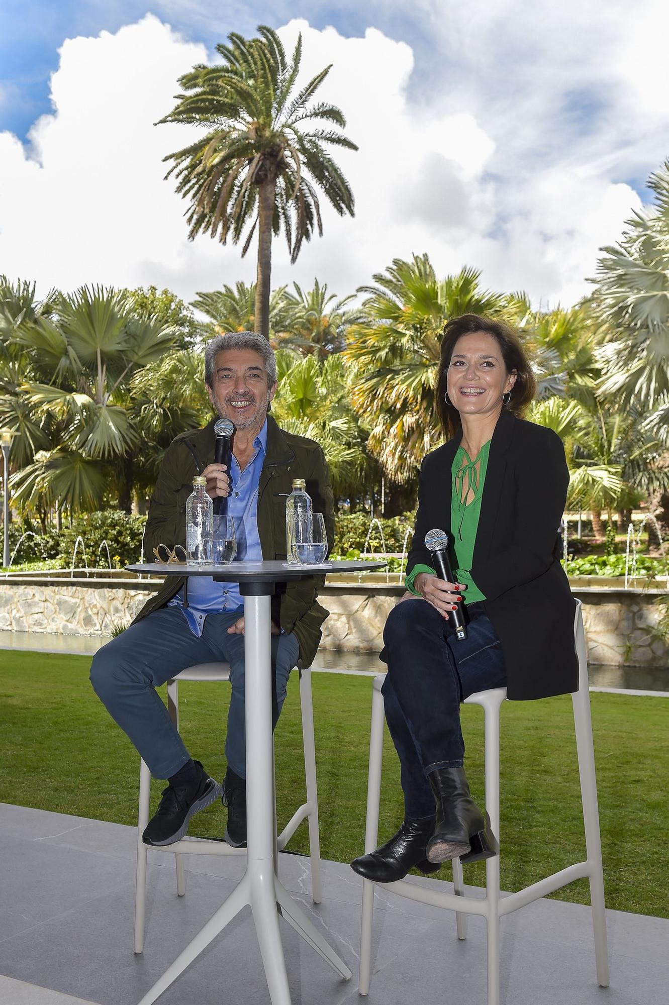 Rueda de prensa con Ricardo Darín y Andrea Pietra en el Hotel Santa Catalina