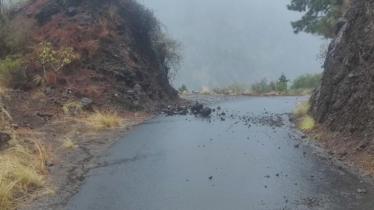 Vídeo de archivo de lluvia en La Palma