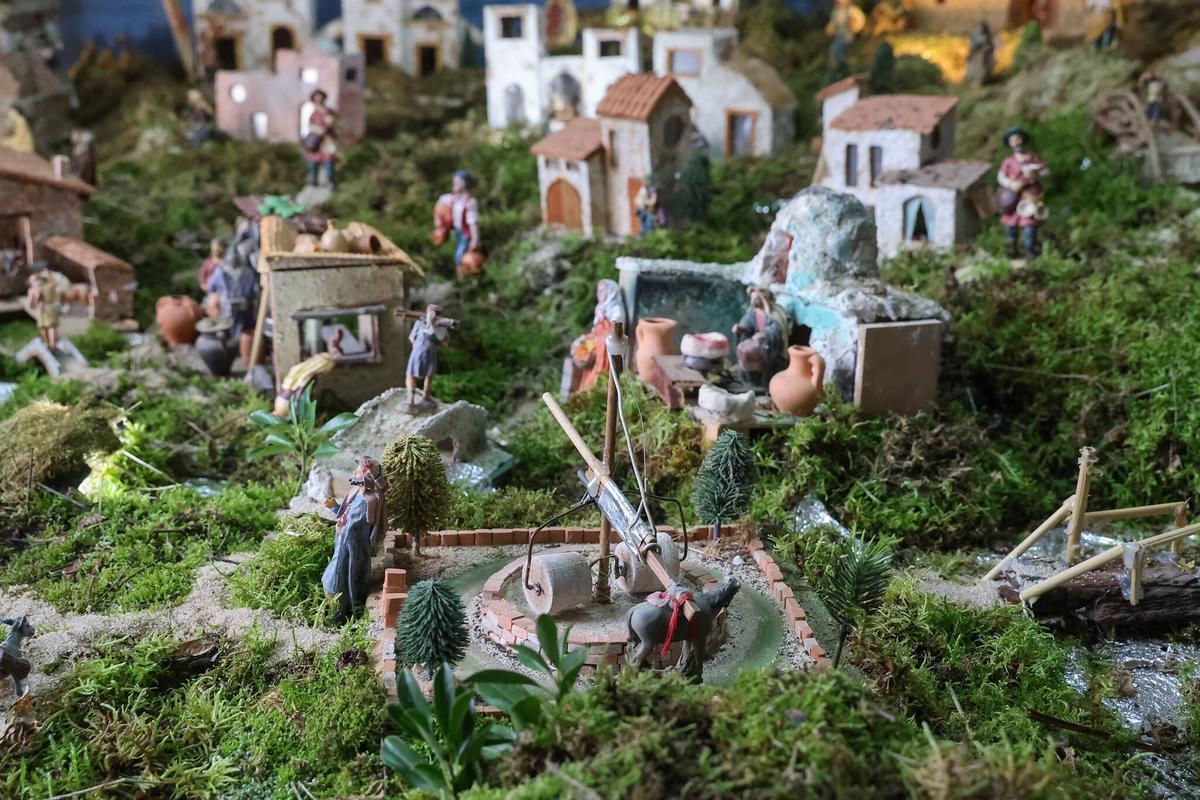 Un detalla del Nacimiento.