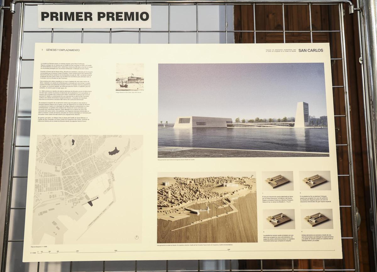 El anteproyecto arquitectónico ganador del palacio de congresos.