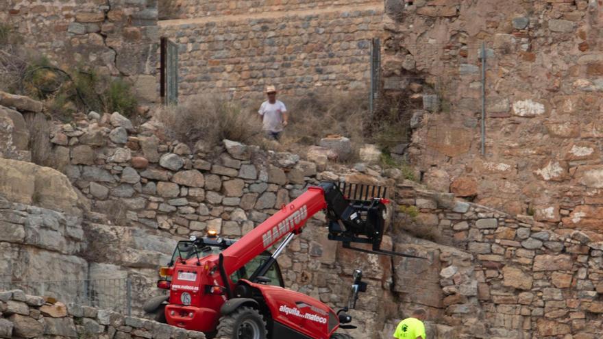 Arrancan al fin las obras de casi un millón de euros en el Castillo de Sagunt