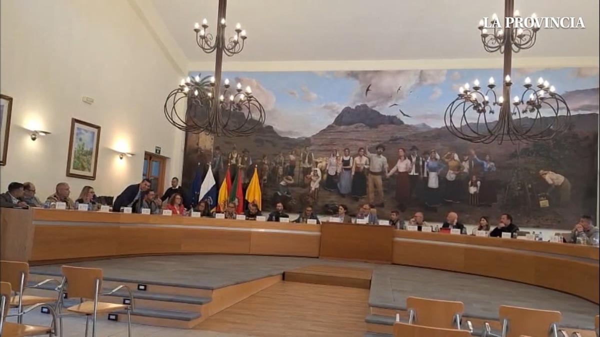 Bronca política en el pleno de Santa Lucía de Tirajana
