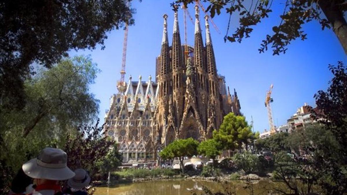 La Sagrada Família, el monumento más visitado de Antoni Gaudí.