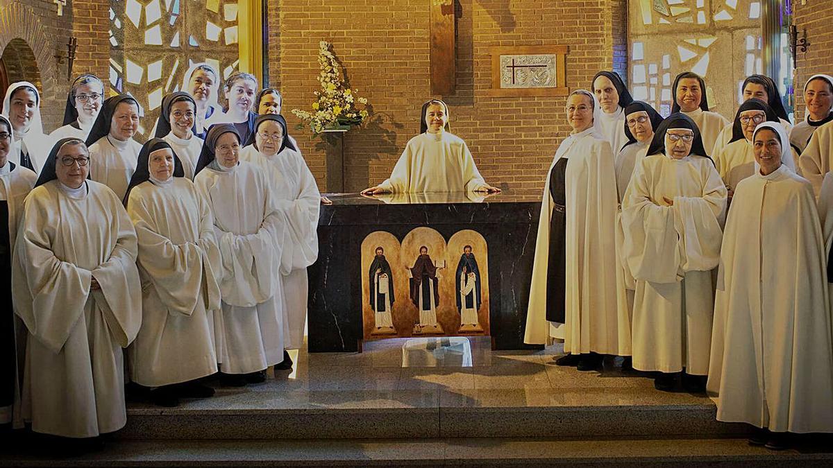 Imagen principal de la página web de la congregación de religiosas del Monasterio de San Bernardo. | Cedida