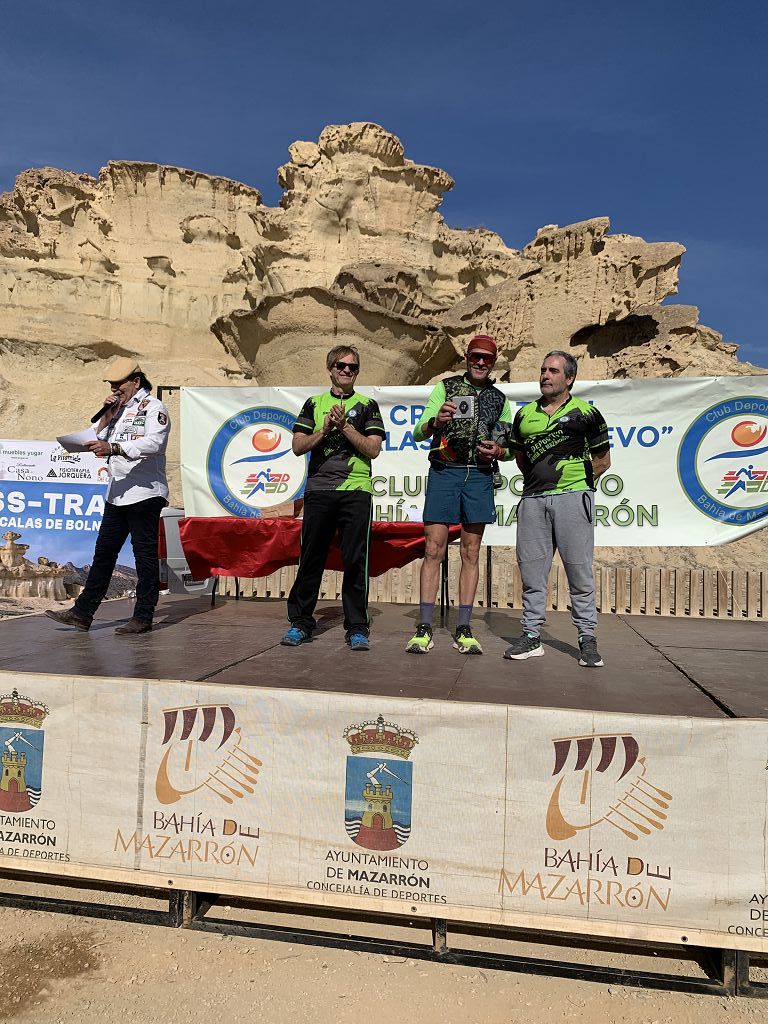 Todas las imágenes del cross por las calas de Bolnuevo, en Mazarrón