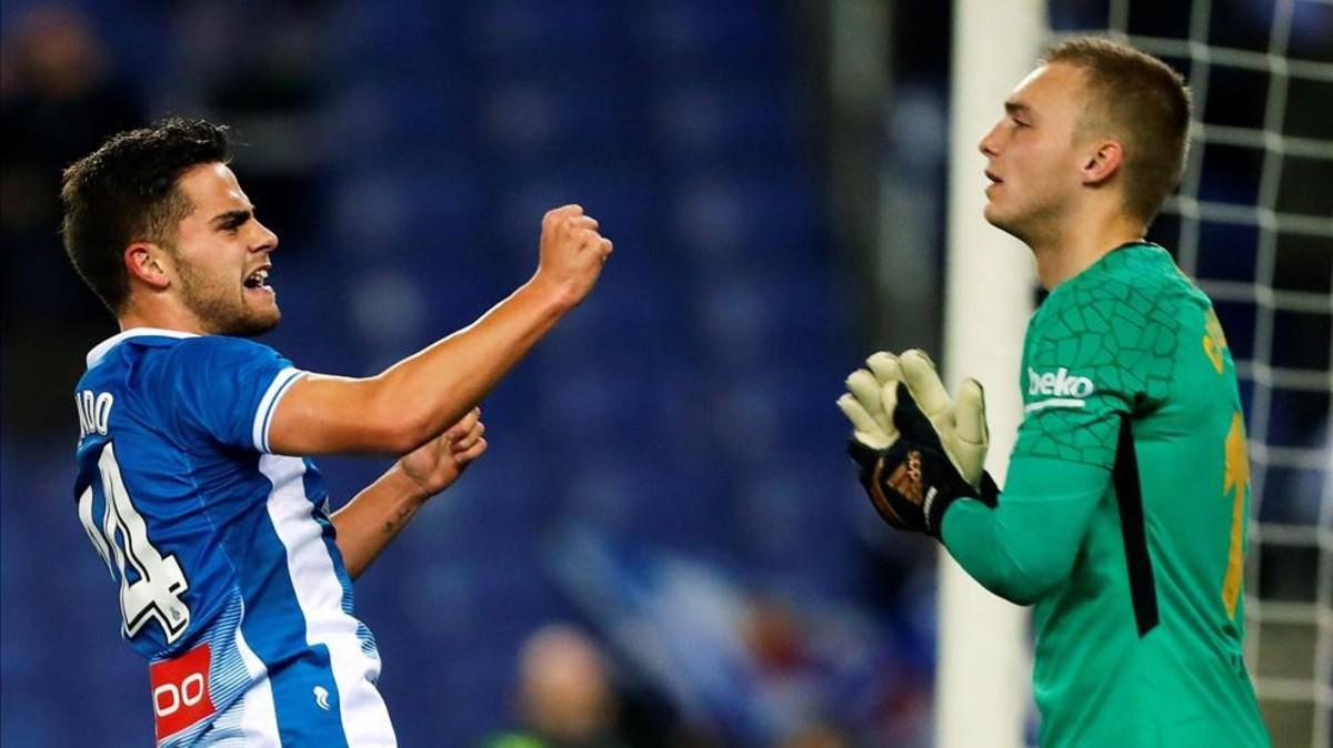 Óscar Melendo ya superó a Cillessen en la Copa del Rey