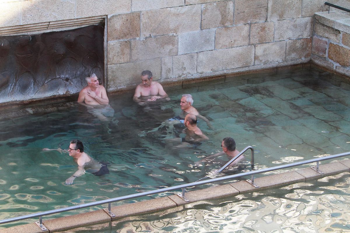 Piscinas termales en As Burgas.