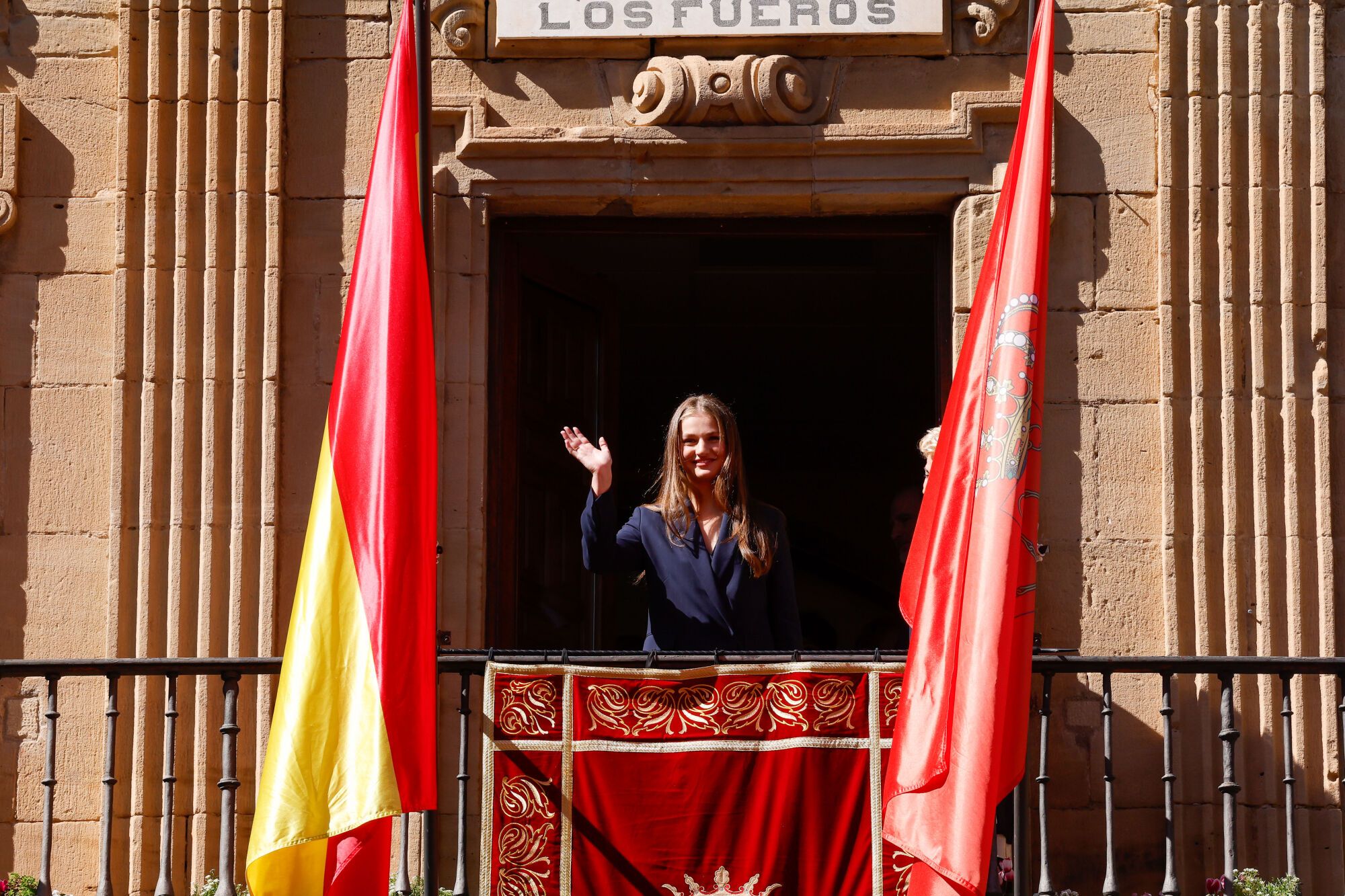 EN IMÁGENES: Leonor se da un baño de multitudes en su estreno como Princesa de Viana