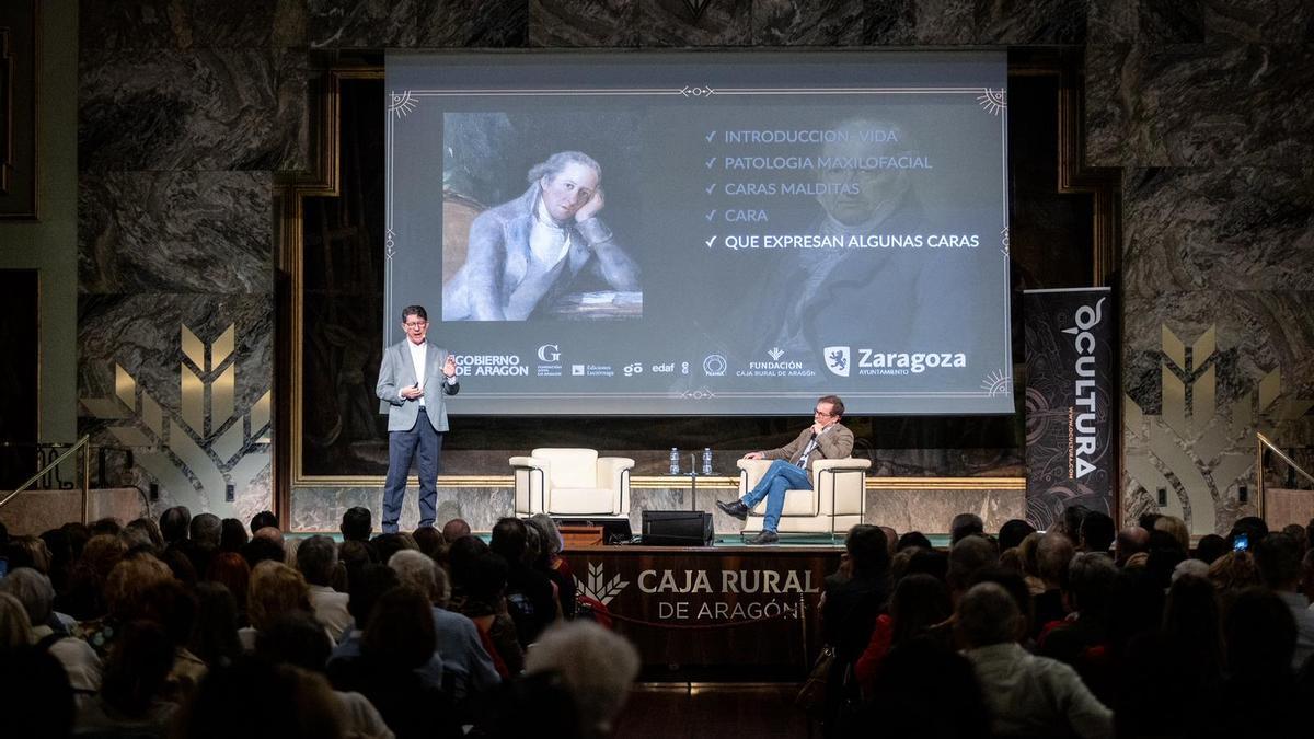 Florencio Monje Gil durante su intervención en Ocultura.