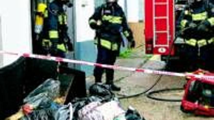 Arde una casa del Gurugú por causas desconocidas