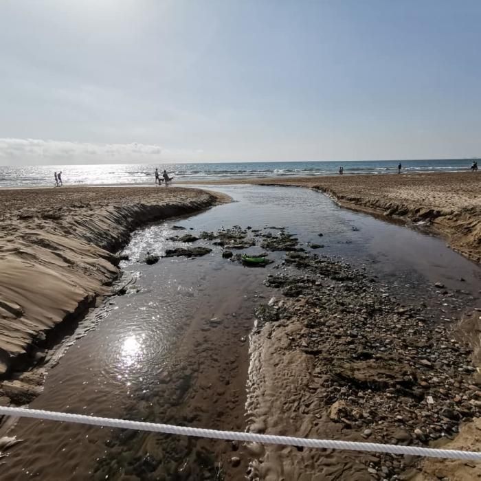 Playa de Alboraia entre la Patacona y el Carraixet