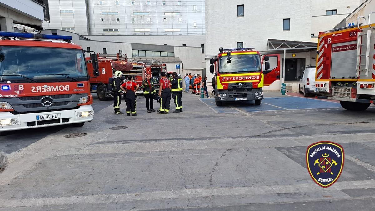 Incendio en el hospital de Manacor