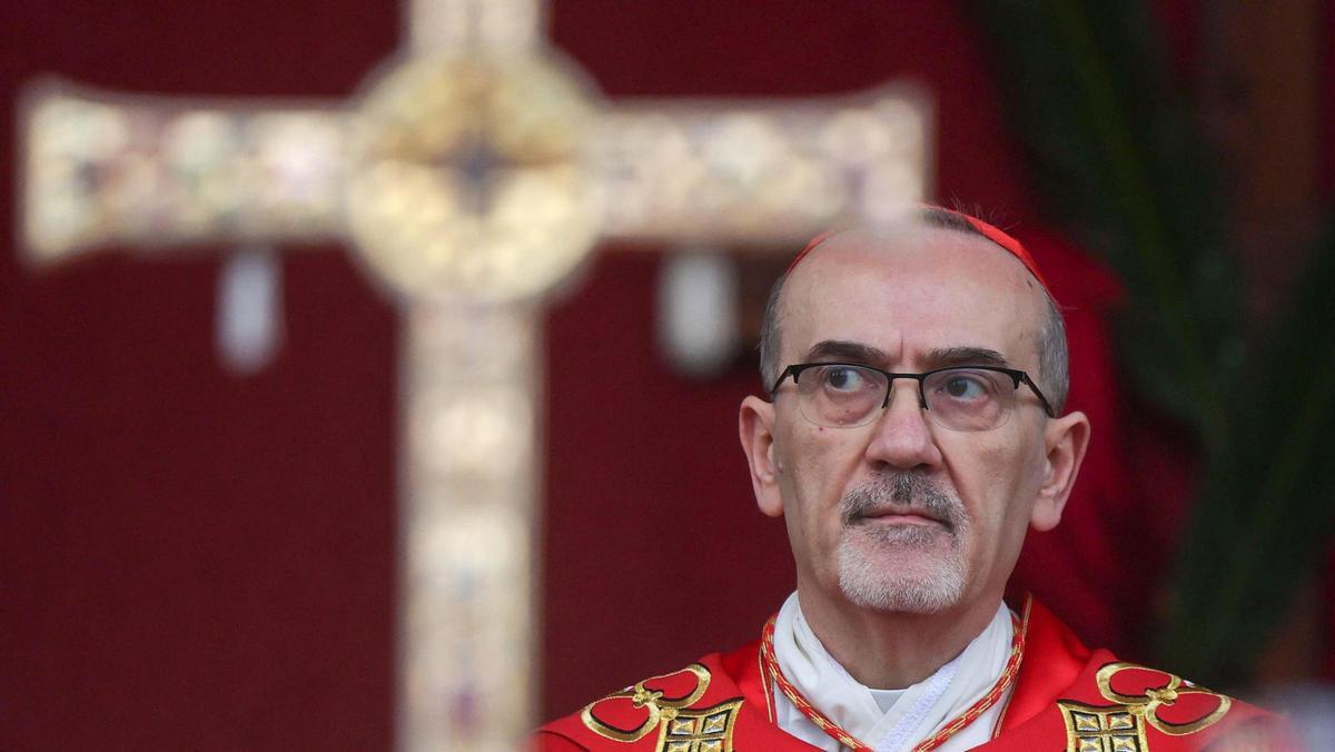 El Patriarca Latino de Jerusalén, Cardenal Pierbattista Pizzaballa, presidió una ceremonia religiosa para conmemorar el Domingo de Ramos en Jerusalén el 29 de marzo de 2026, tras la cancelación de la tradicional procesión del Domingo de Ramos
