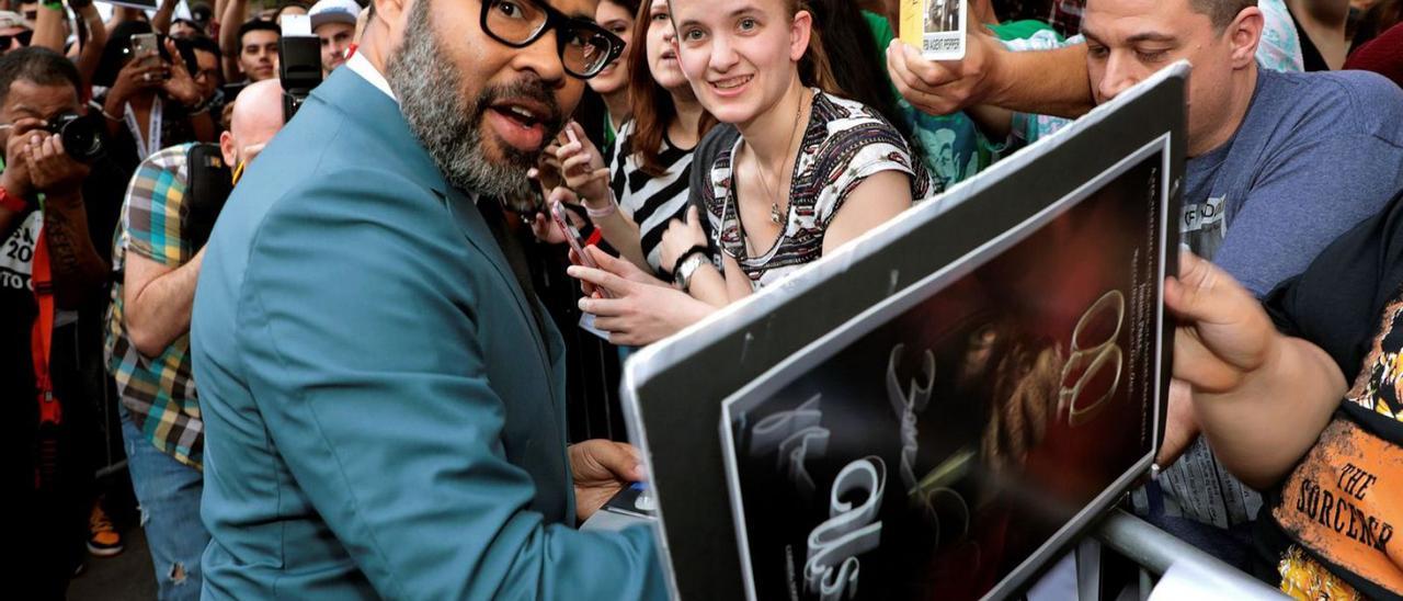 El director Jordan Peele aclamat pels seus fans. | ALEX J. BERLINER