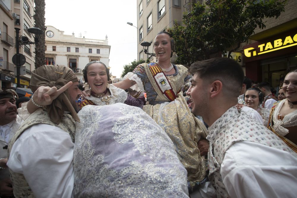 Explosión de júbilo en los premios a las mejores fallas de Sagunt