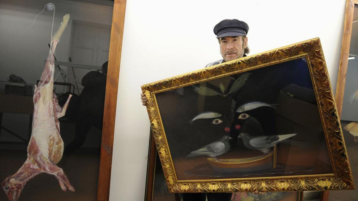 Diego de Giráldez expuso en el museo municipal en diciembre del año pasado. |  // BERNABÉ/JAVIER LALÍN