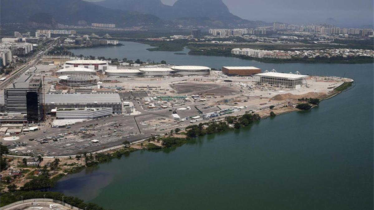 Vista aérea del Parque Olímpico de Río de Janeiro