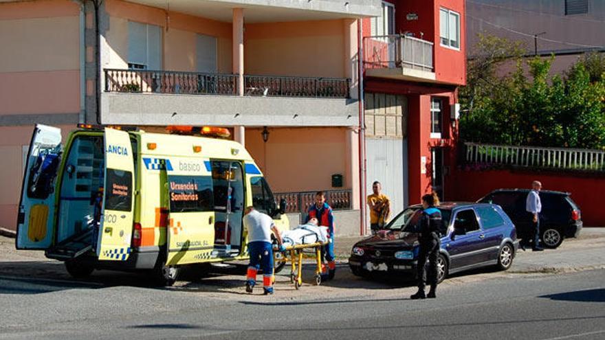 Volkswagen Golf implicado en el accidente // A. PINACHO