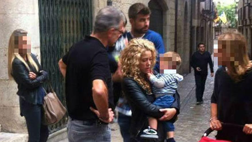 Shaquira i Piqué, en una visita anterior a la ciutat.