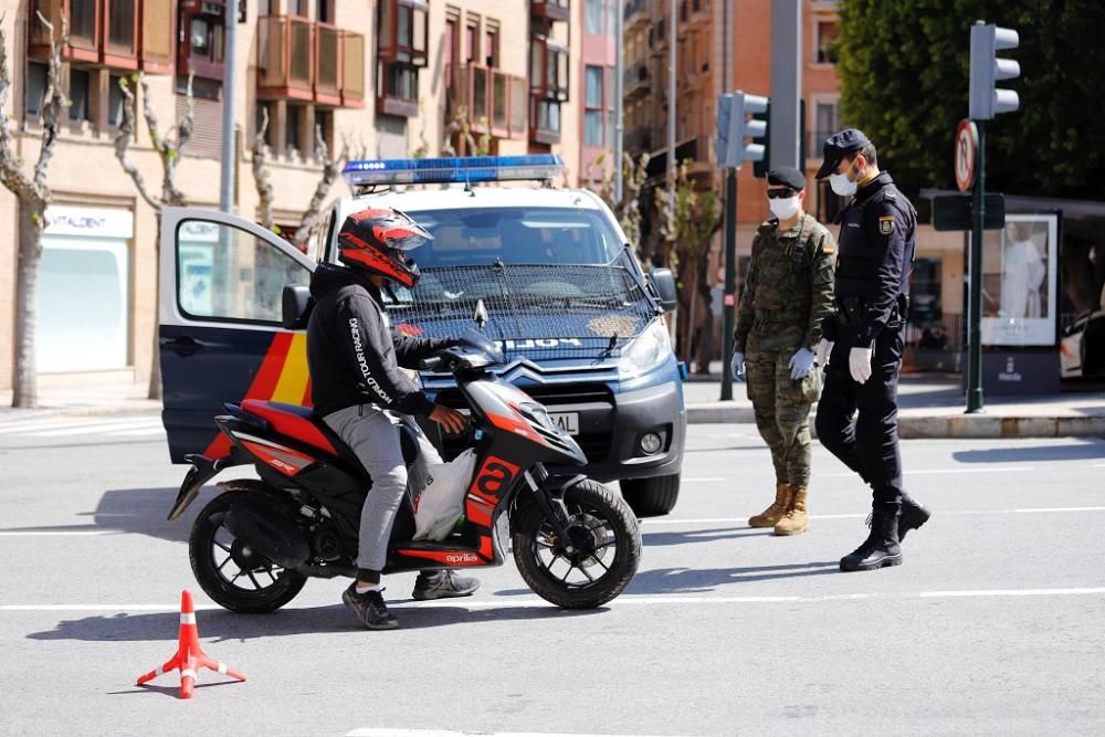 Murcia en su tercer domingo de confinamiento
