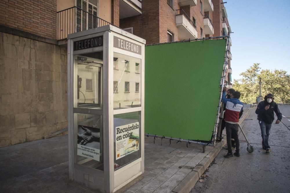 Rodatges «Las leyes de la frontera» a Manresa