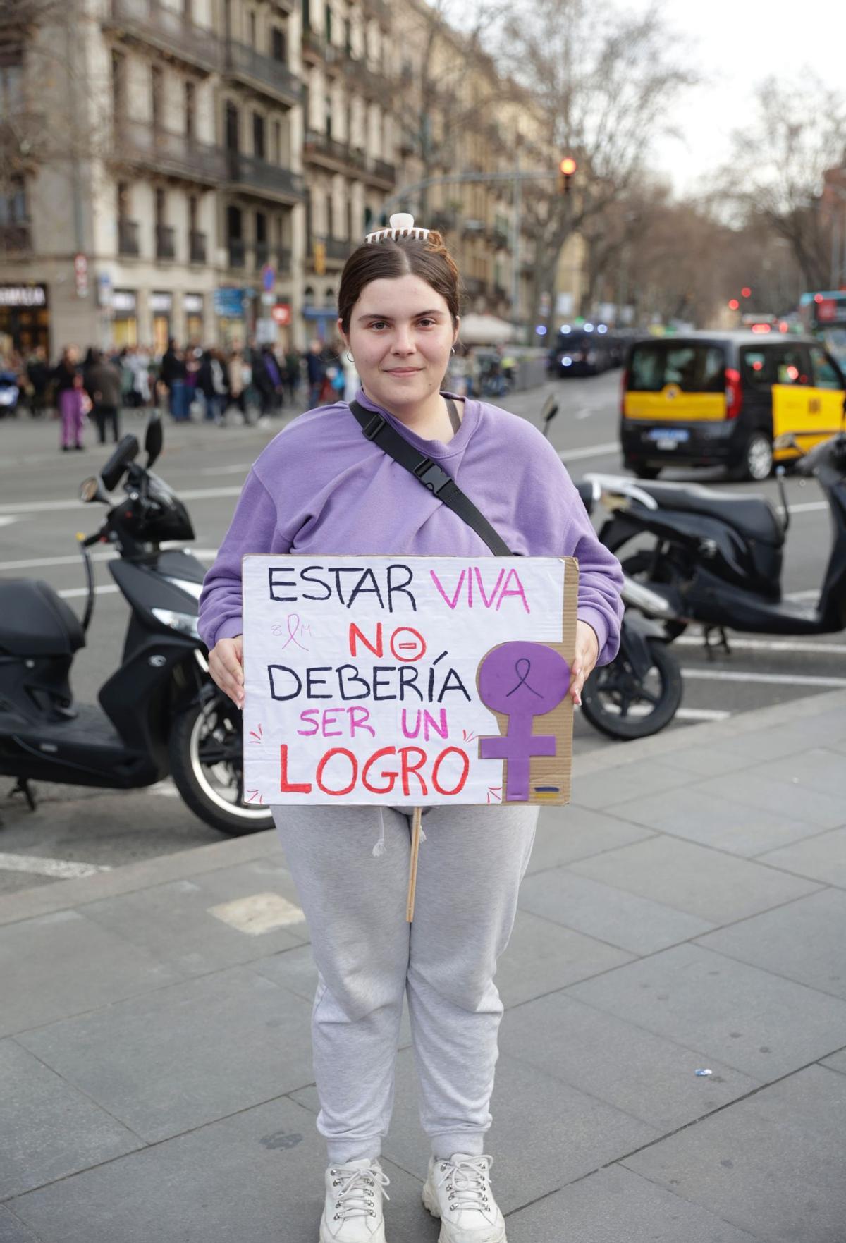 Manifestación del 8-M en Barcelona