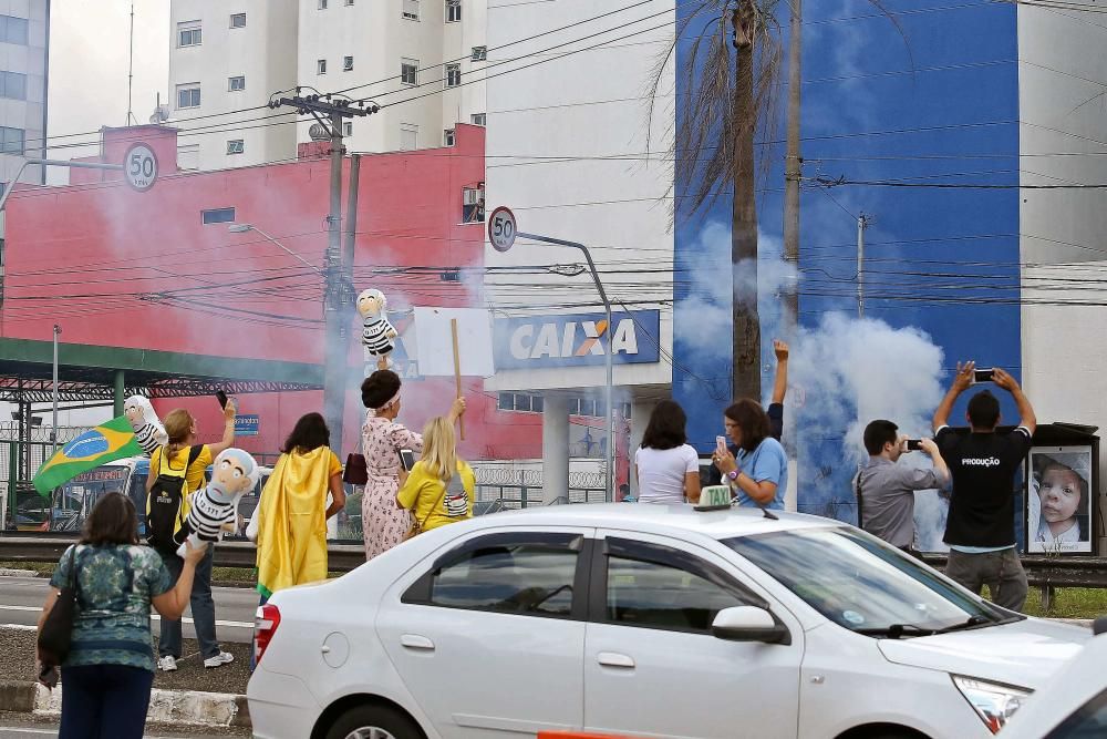 Protestas en Brasil tras la detención de Lula