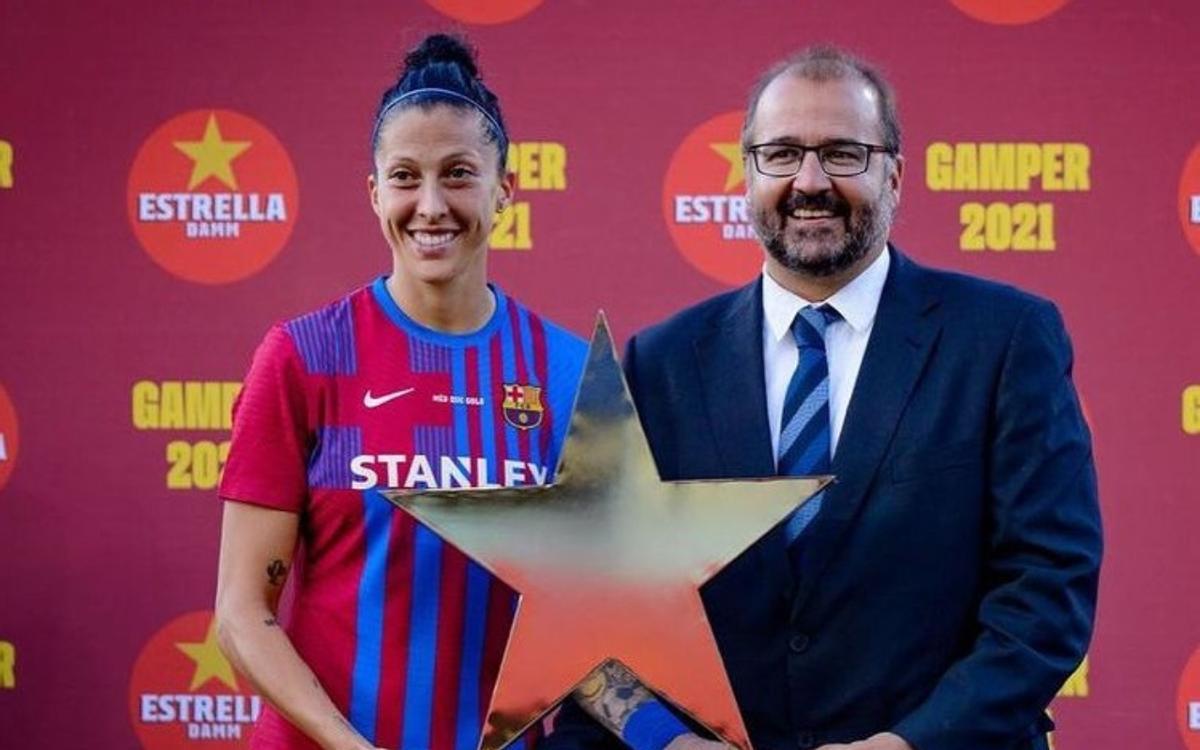 Jennifer Hermoso, premio Estrella como mejor jugadora del Gamper