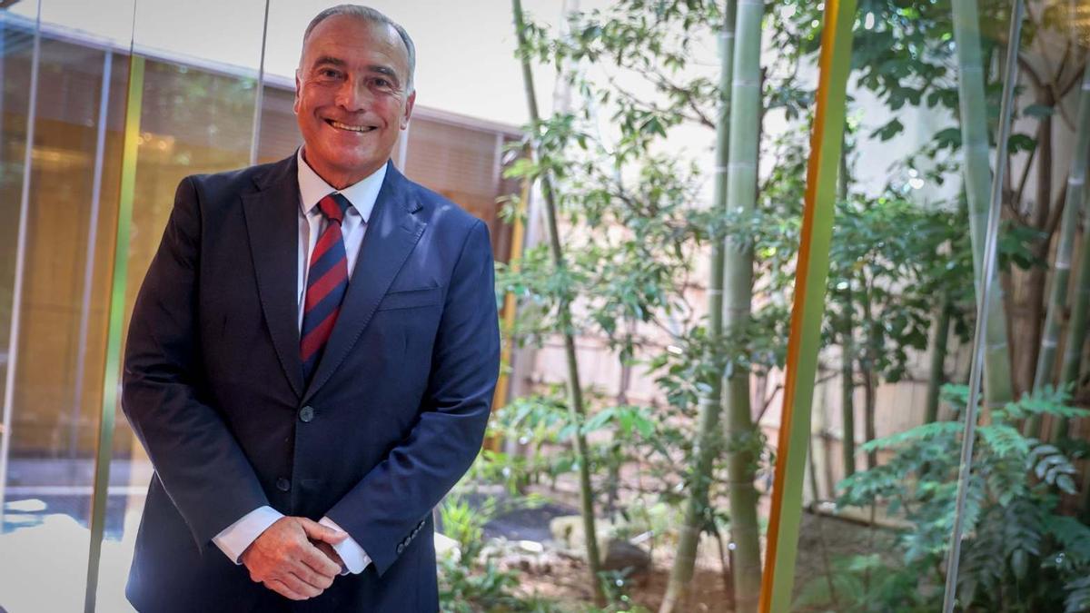 Rafa Yuste, vicepresidente del Barça, en Kobe