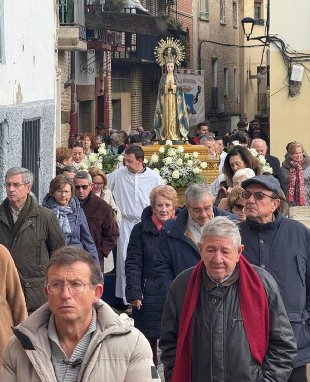 La historiadora Asunción Gil recordó algunos datos y anécdotas sobre uno de los acontecimientos más importantes de Ejea.