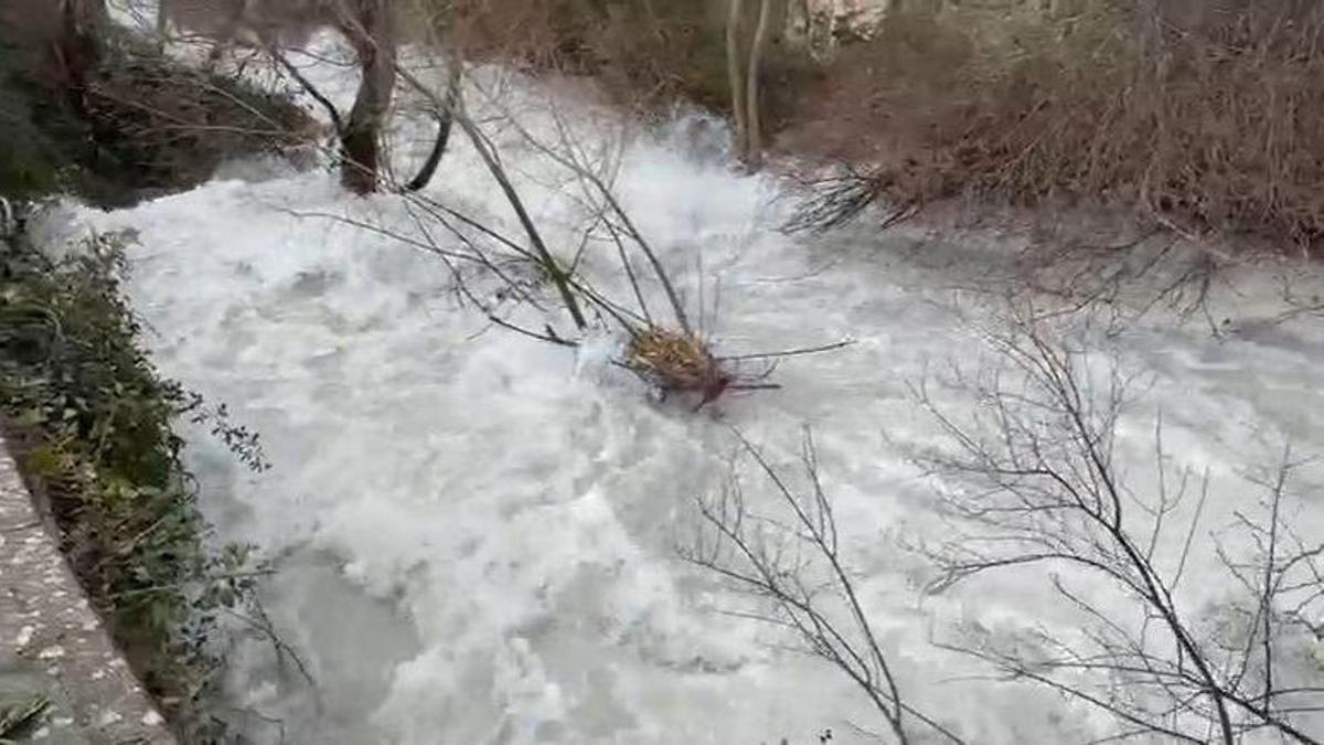Anegaciones y crecidas de arroyos en Granada por la borrasca Leonardo