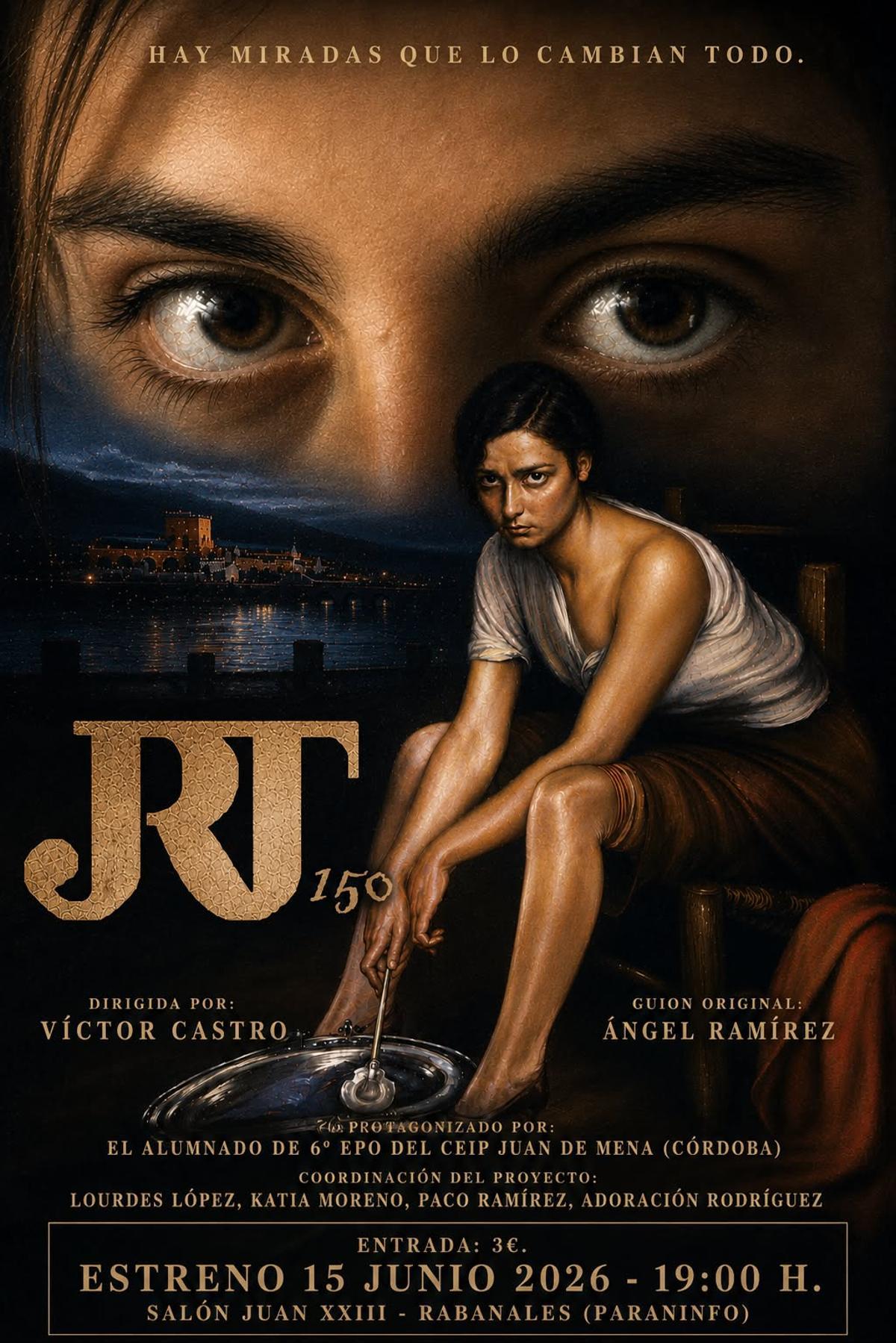 Cartel anunciador del cortometraje 'JRT 150'.