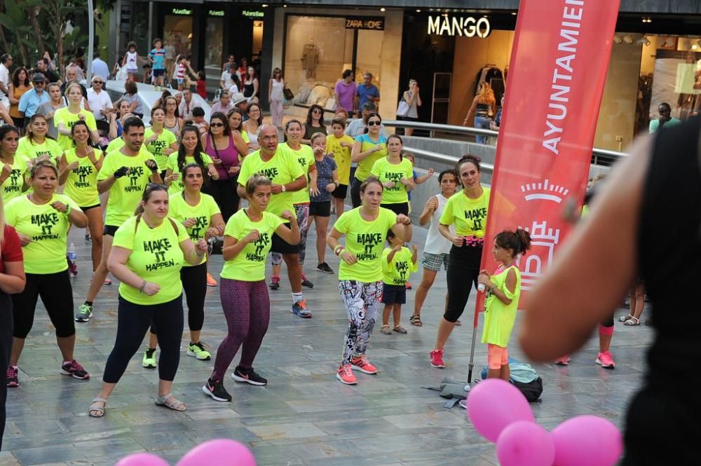 Zumba en la Avenida Libertad